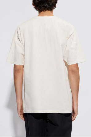 Graphic Womens T-Shirt - White T - shirt with logo Stussy